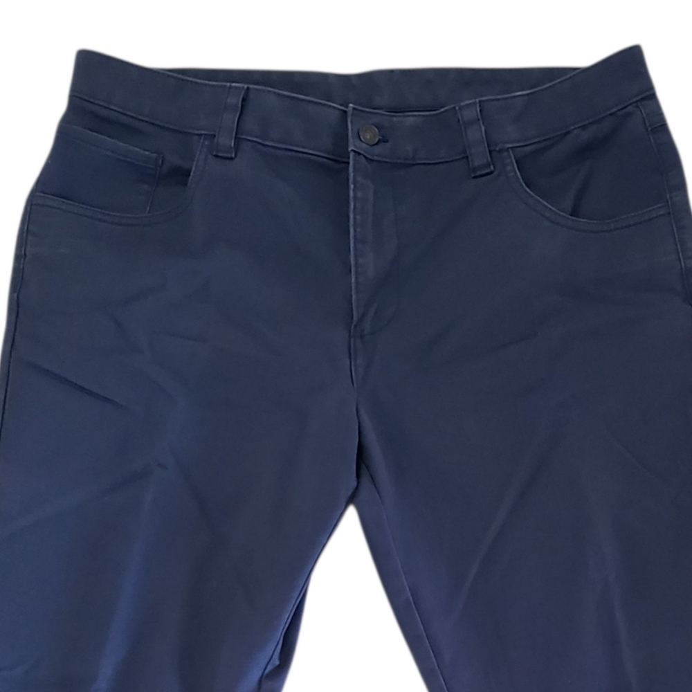 VAN HEUSEN Navy Slim Straight Pants w/ Pockets | 36x32